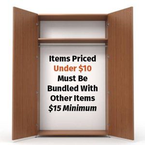 Items Priced Under $10 Must Be Bundled With Other Items
